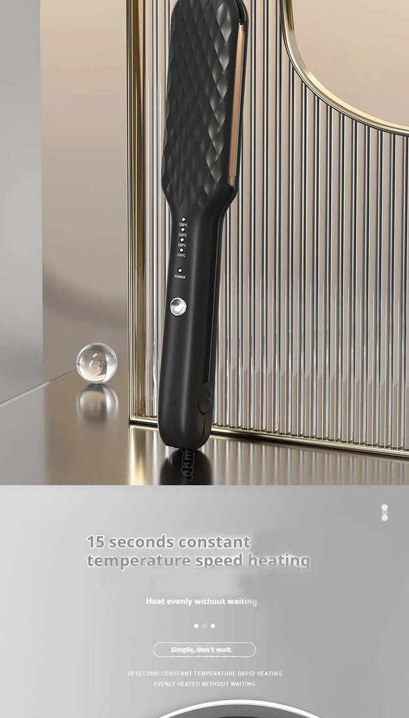 Hair Iron 3D Hair Crimper Professional Volumizing Curling Iron Corn Perm Fluffy Splint Flat Iron Hair Styling Tools