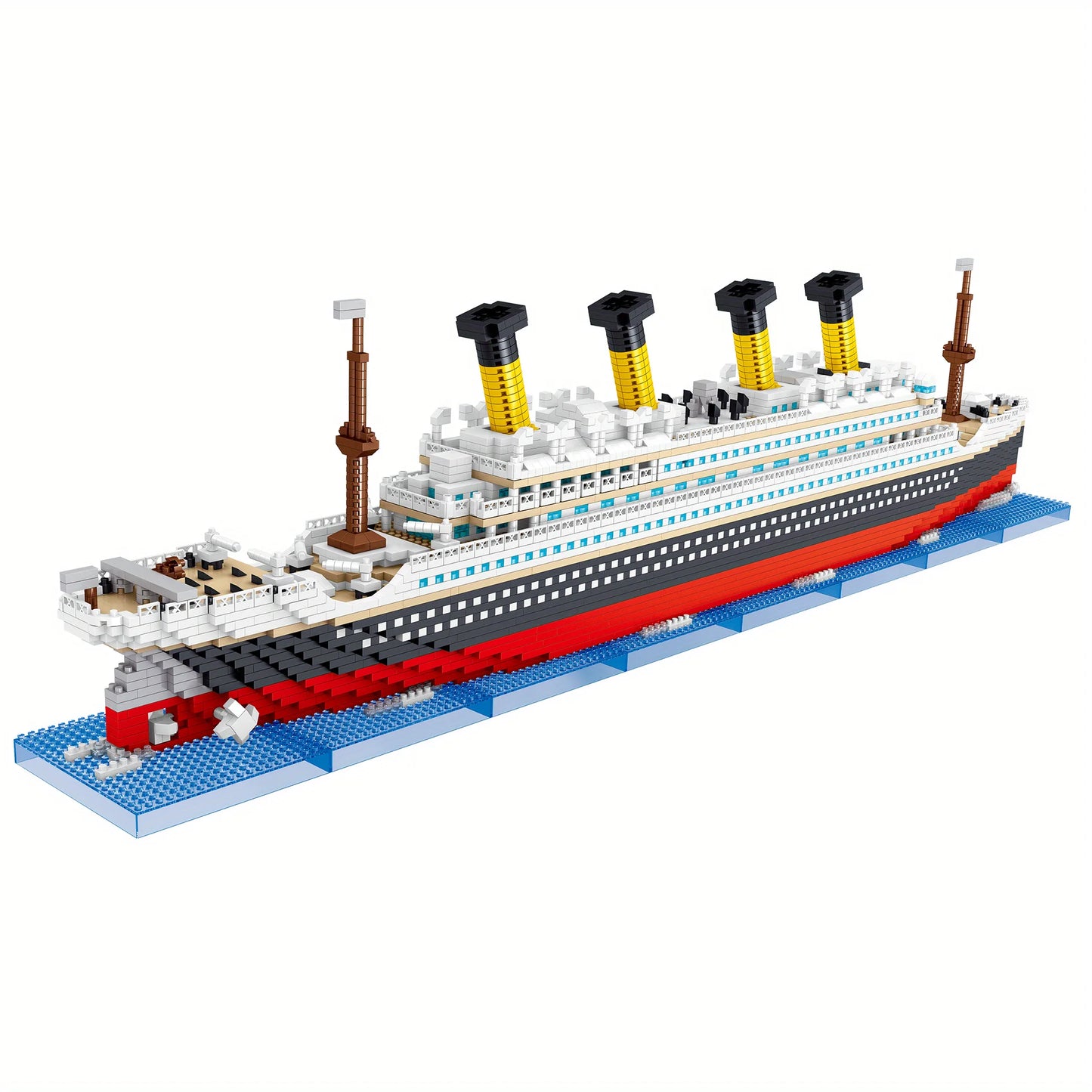 4404PCS Titanic Building Blocks Cruise Ship Mini Assemble Bricks Model DIY Toys Kits Desktop Decoration Holiday Gifts For Adult