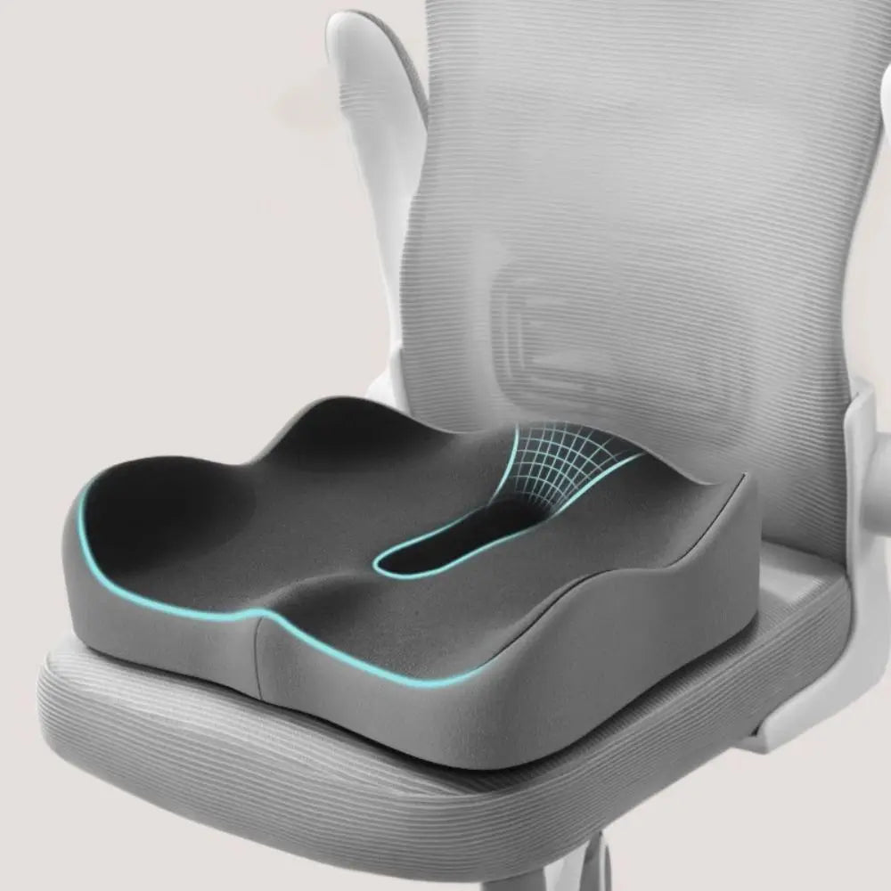 New Tailbone Sciatica Back Pain Relief Comfort Office Chair Car Seat Cushion Non-Slip Orthopedic Memory Foam Coccyx Cushion