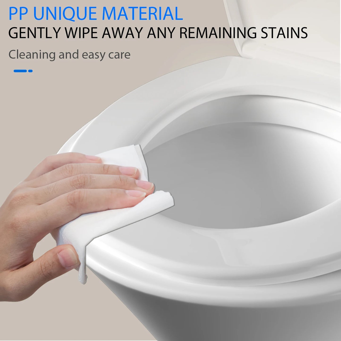White Soft Close Toilet Seat with Quick Release for Easy Clean Toilet Seat with Adjustable Hinges Standard O Shape Toilet Seat
