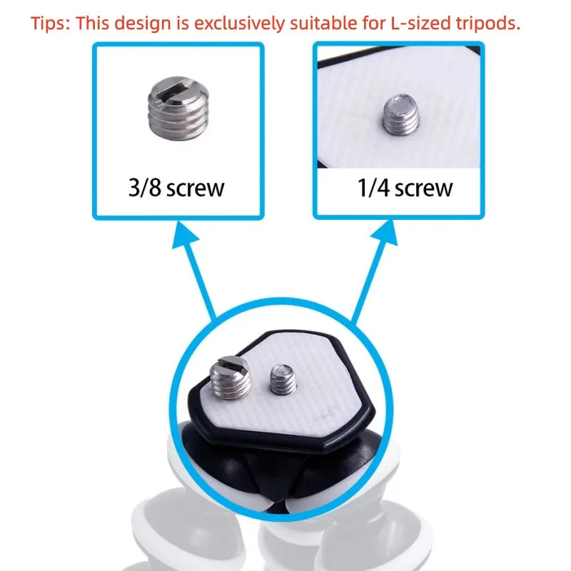 RP01-E Flexible Octopus Tripod Stand Gorillapod for Mobile Phone Camera - Mini Table Desk Stand Compatible with iPhone Samsung