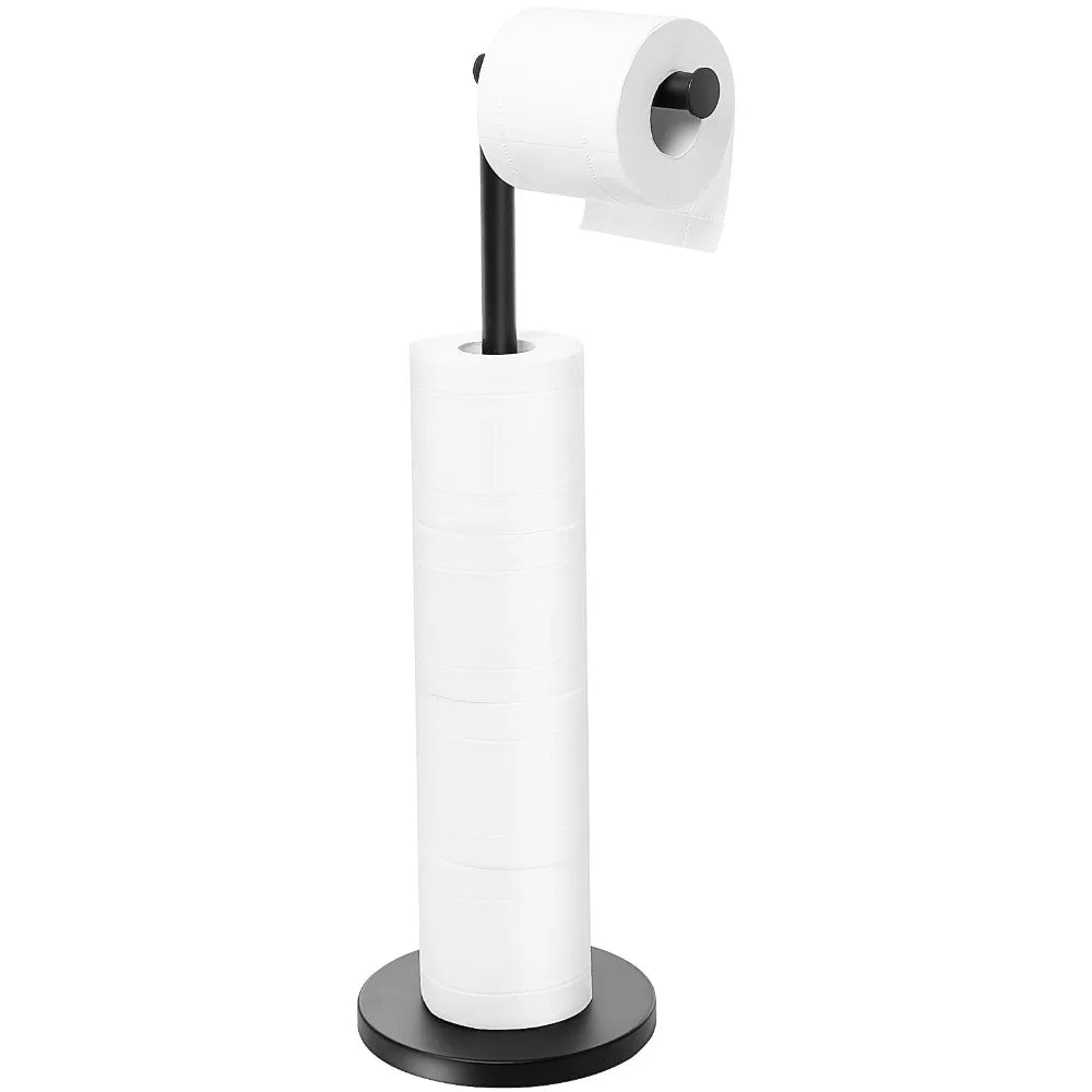 Universal Stainless Steel Toilet Paper Stand Free Standing Toilet Paper Holder Modern Design Roll Paper Storage Rack Tissue Rack