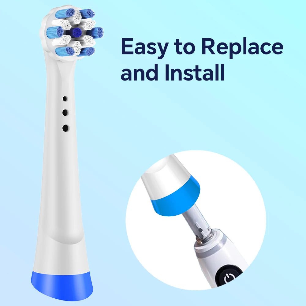 4 8 12 Pack Toothbrushes Head, Compatible with Oral B iO 2/3/4/5/6/7/8/9/10 Series Electric Toothbrush Replacement Brush Heads