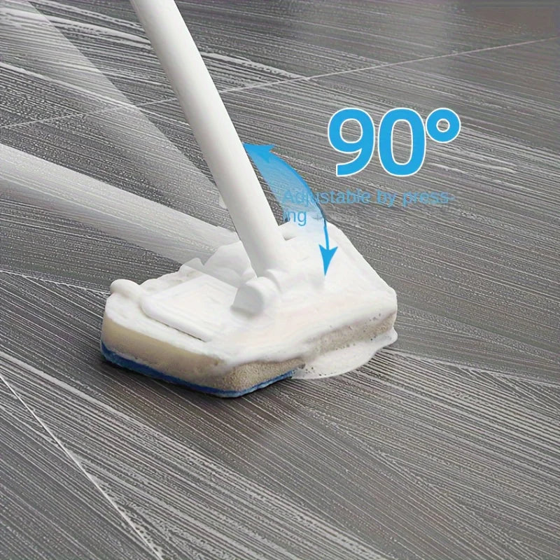Multifunctional Wall Floor Cleaning Brush, Portable Scrub Brush for Bathroom Tile Bathtub Kitchen Household Cleaning Tool