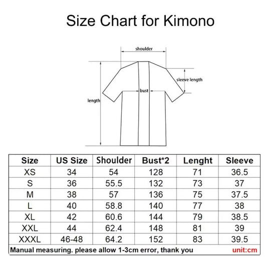 Devil Killer 3D Printed Japanese Anime Kimono Role Playing Men and Women Summer Casual Cool Street Dress