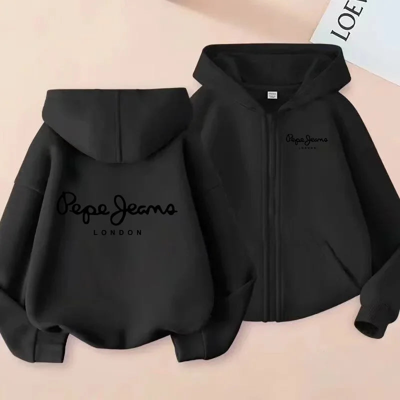 2026 men's and women's cardigans, hooded zippered hoodies, sportswear, casual, fashionable, playful, loose outerwear clothing