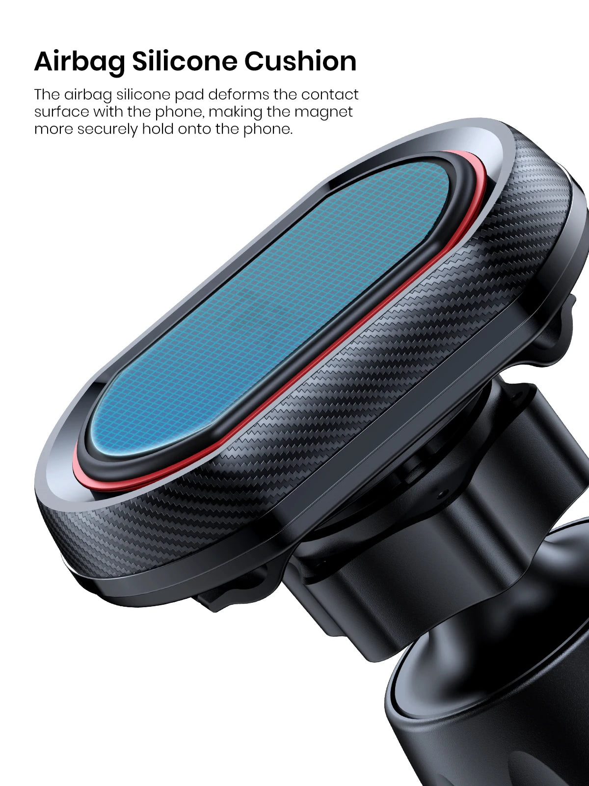 TOPK Magnetic Phone Car Mount Phone Holder for Cars Air Vent Upgrade Hook Clip Car Phone Holder with Strongest Magnet for Phones