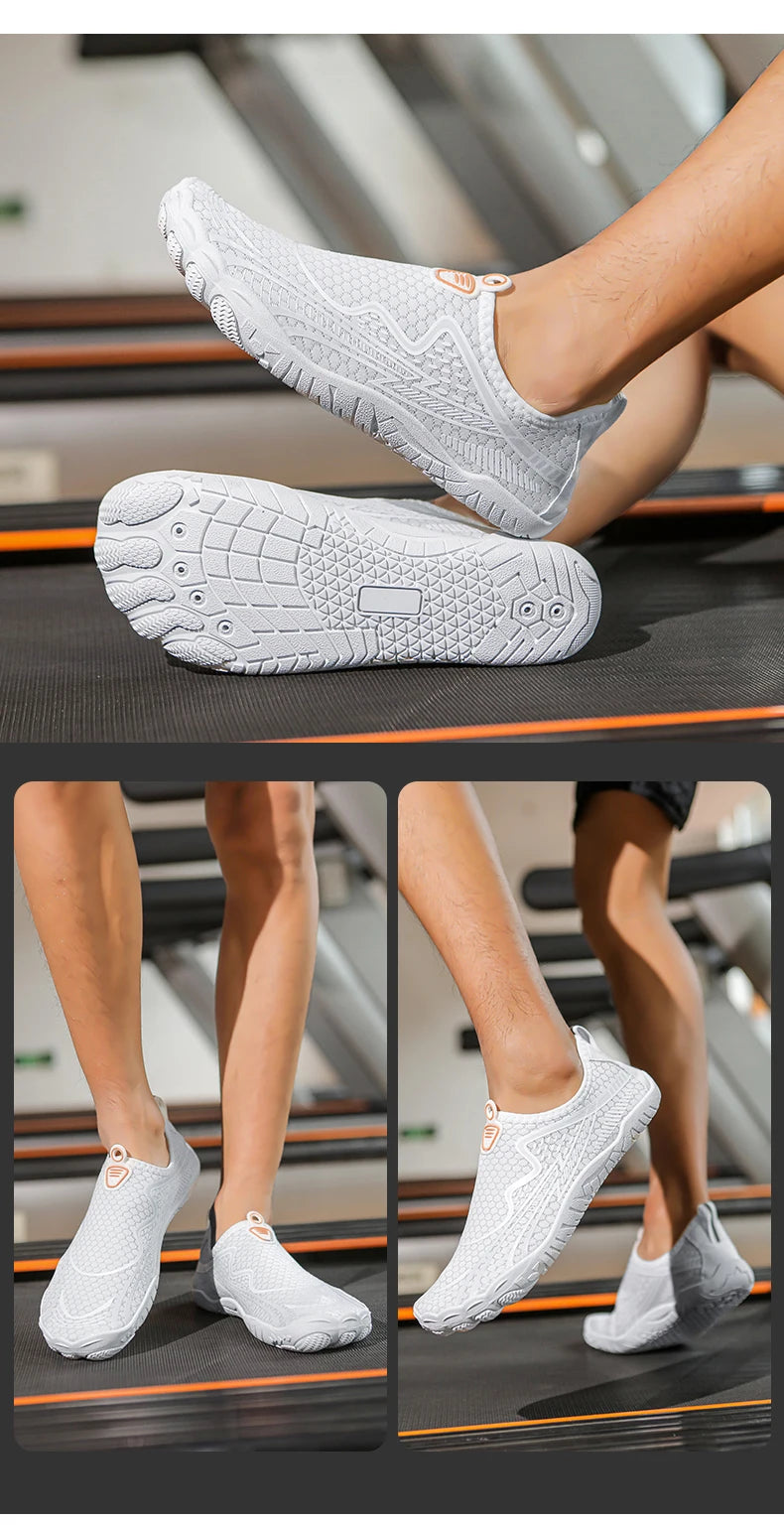 Summer Quick-Drying Beach Water Shoes Unisex Swimming Aqua Slippers Outdoor Activities Surfing on The Sea Five Finger Sandals