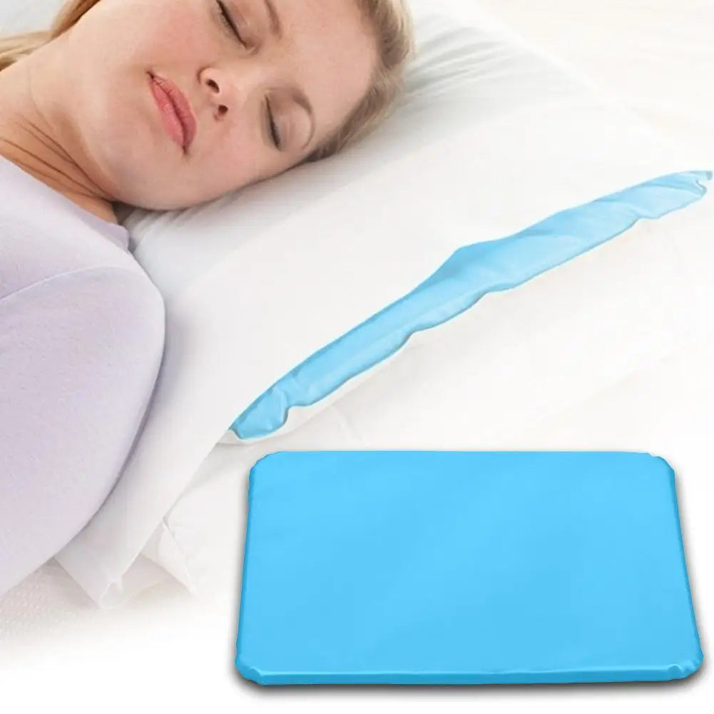 Summer Ice Cold Pillow Massager Therapy Insert Pillow Chillow Sleeping Aid Cooling Gel Pillow Chilled Sleeping Comfortable Mat