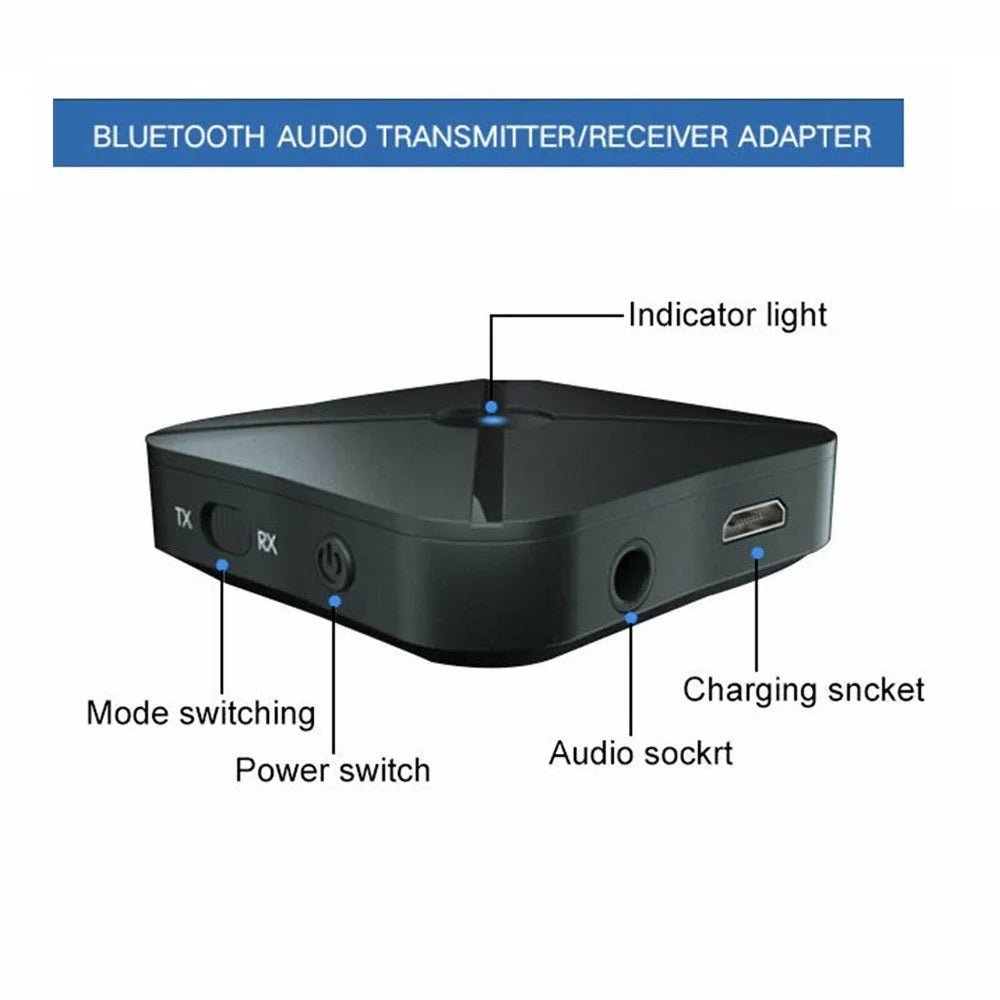 Shoumi 15 Hours Play Wireless Headset Bluetooth Television Headphone with Mic,Bluetooth Adapter Built-in Battery,for TV Computer