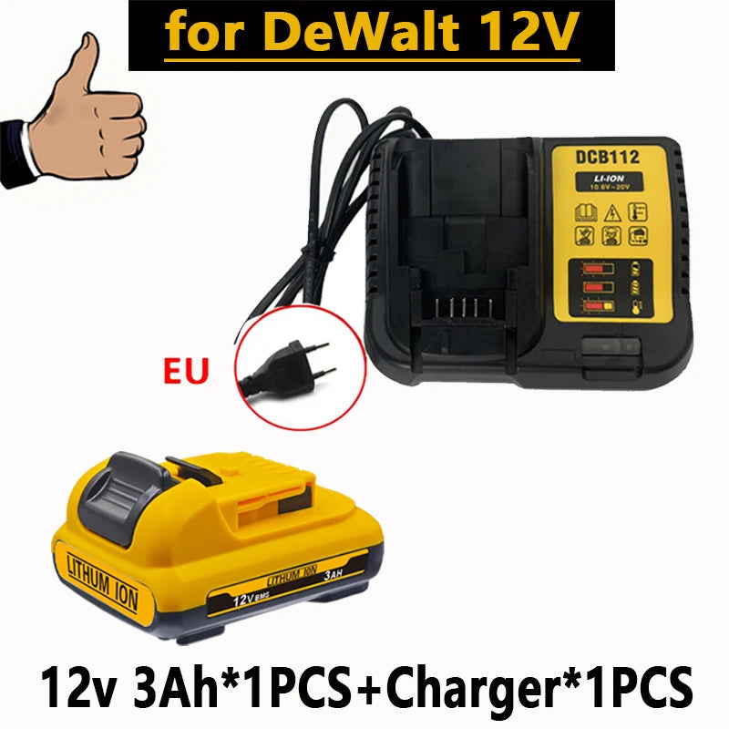 For DEWALT DW089LG 12V Laser Level battery .for Dewalt 12V battery DCB120 DCB124 DCD701F2 Power Tools/Laser Level