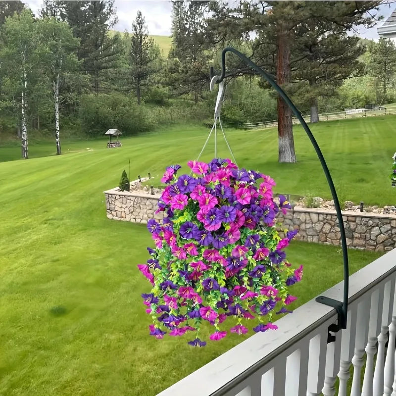 1Pcs Artificial Flowers 75CM Hanging Fake Plant for Home Decor Garden Wedding Decoration Flower Basket Garland Wall Accessories
