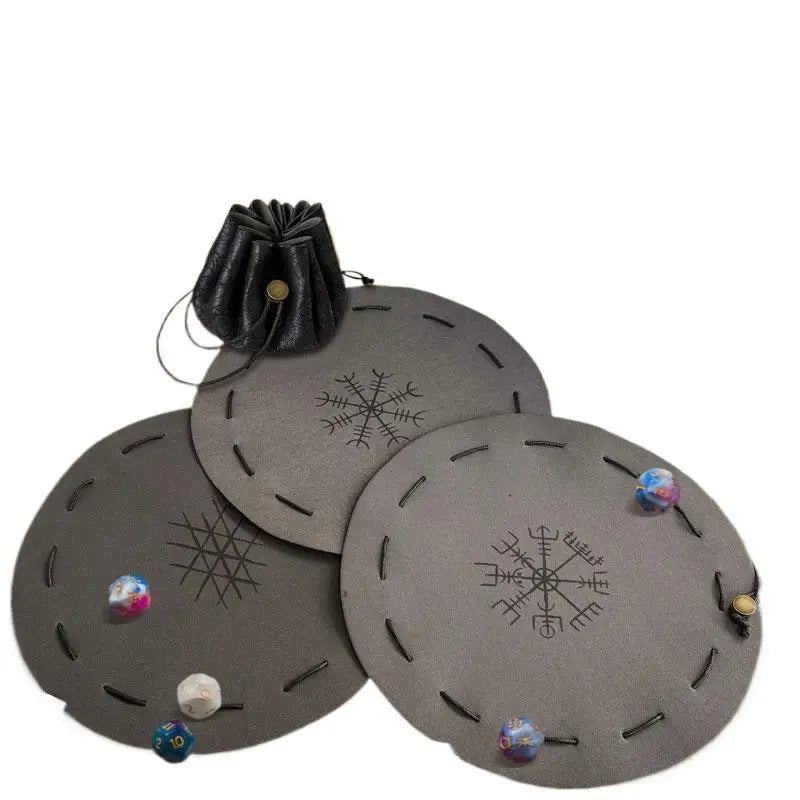 [THG] Drawstring Bag Dices Tray Dices Storage Case Drawstring Small Accessories Storage For Jewelry Coin Keys