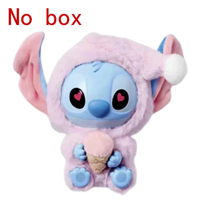 New Disney Stitch Eat Sleep Series Vinyl  Pendant Cute Doll Mystery Box Toy Plush Doll Holiday Gift