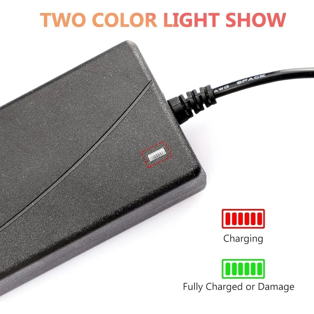 New 42V 2A Universal Lithium Battery Charger For 36V Hoverboard Self-Balancing Scooter 100-240V AC Power Supply Adapter EU US