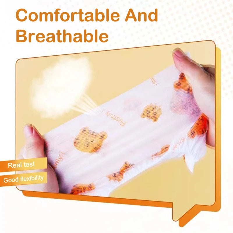 50 PCS Disposable Thickened Cartoon Shoe Covers,Home Indoor Non-slip Anti-dirty Foot Cover, Breathable Foot Covers For Shoes