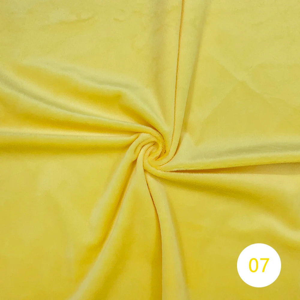 1.5mm Super Soft Short Plush Fabric Thick Crystal Super Soft Flannel Plush Toy Handmade Diy Fabric 45x50cm