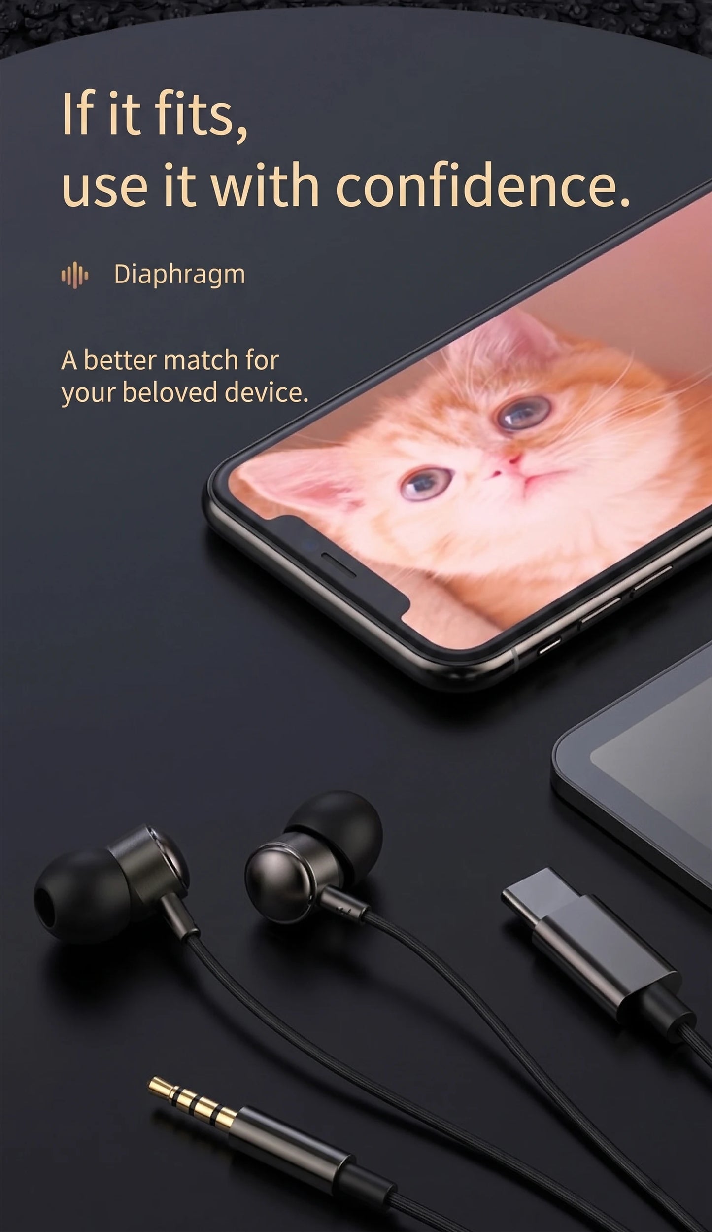 Type C Wired Headphones HiFi Stereo With Mic Earphones For Samsung Galaxy S25 S24 S23 Ultra Note 20 10 A53 USB C 3.5mm Headsets