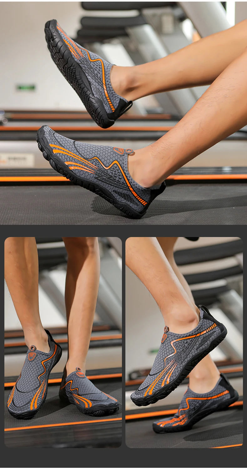 Summer Quick-Drying Beach Water Shoes Unisex Swimming Aqua Slippers Outdoor Activities Surfing on The Sea Five Finger Sandals