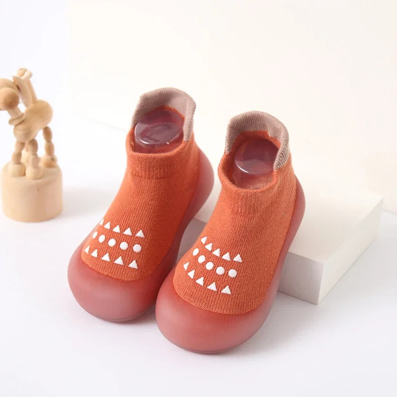 Baby Socks Shoes Infant Cute Cartoon Kids Boy Shoes Soft Rubber Sole Child Floor Sneaker BeBe Booties Toddler Girls First Walker