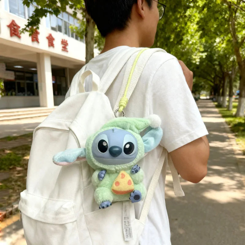 New Disney Stitch Eat Sleep Series Vinyl  Pendant Cute Doll Mystery Box Toy Plush Doll Holiday Gift