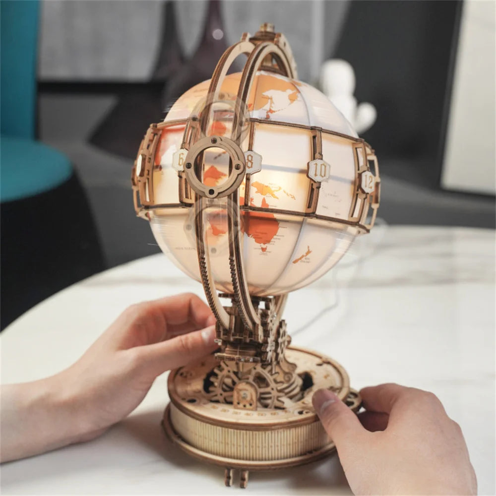 ROKR Curious Discovery Series 3D Wooden Puzzle Games Assembly Telescope Orrery Model Buliding Kits Toys Gift ST