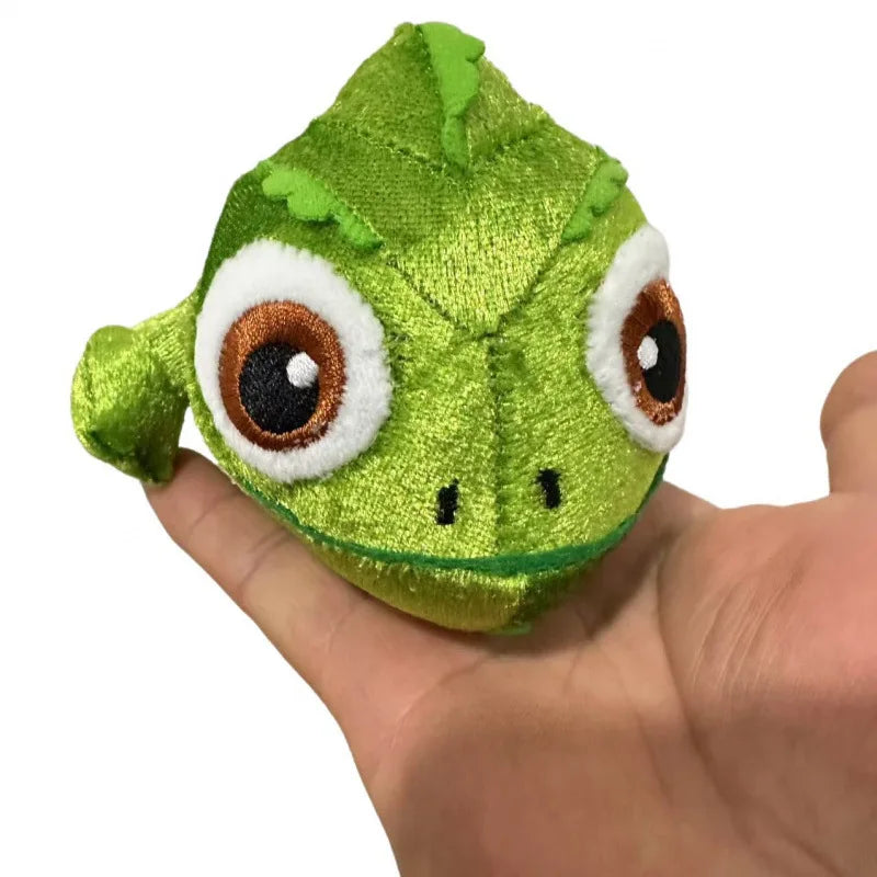 New Pascal Rapunzel Chameleon Plush Dolls 15cm Pascal Stuffed Animals Plush Doll Pascal Rapunzel Shoulder Plush Toy Kids Gifts