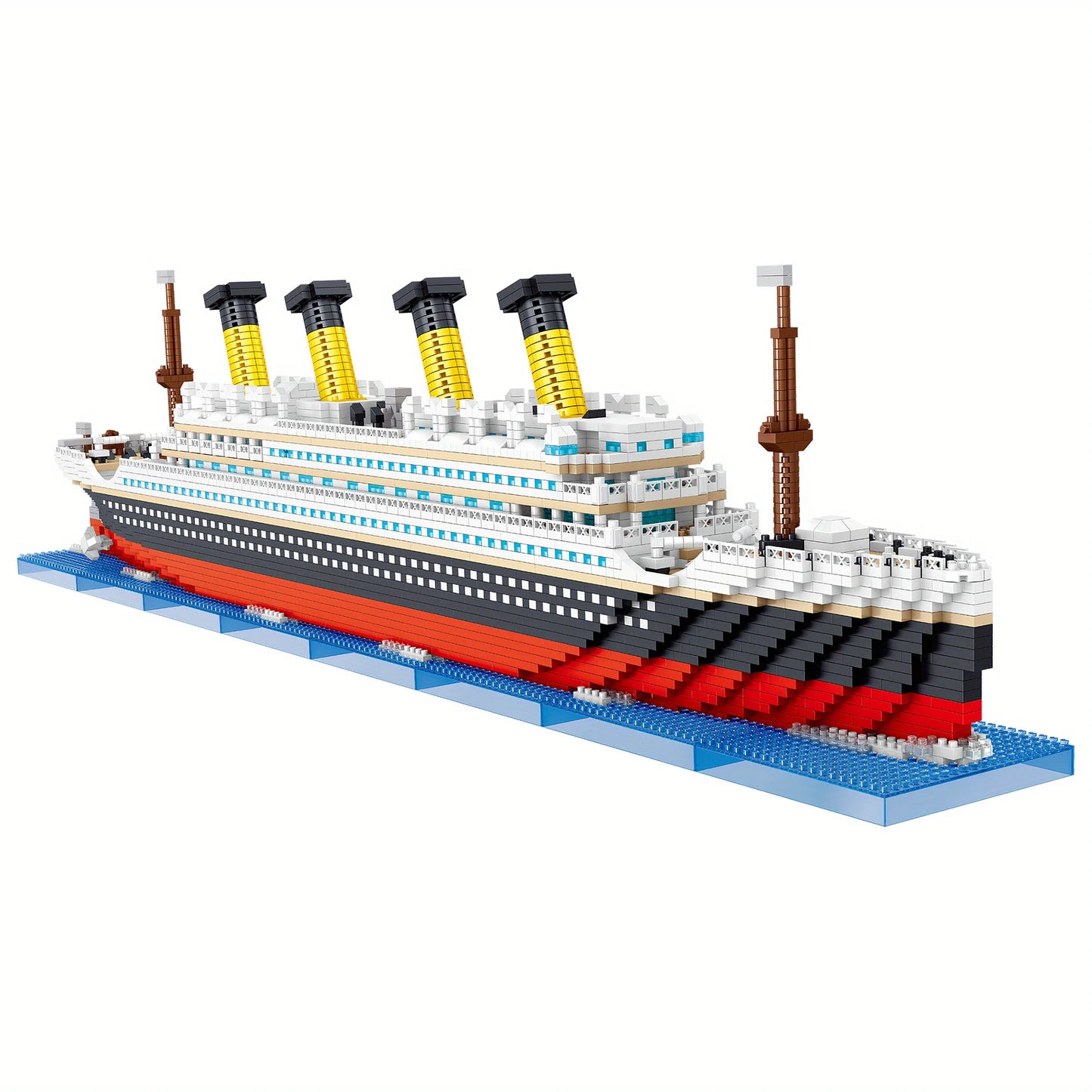 4404PCS Titanic Building Blocks Cruise Ship Mini Assemble Bricks Model DIY Toys Kits Desktop Decoration Holiday Gifts For Adult