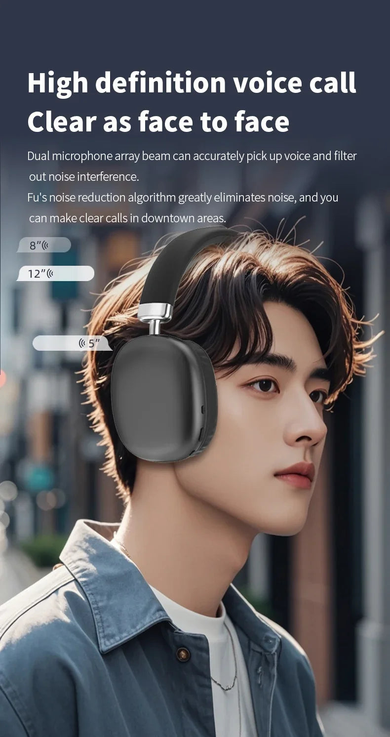 2025 NEW Air Max Bluetooth Headphones Earphone Wireless Headsets Stereo Surround Gaming Earbuds For Iphone Xiaomi Samsung Phone