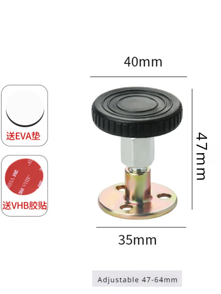 Shock Mount Tools Adjustable Threaded Bed Shock Hardware Furniture Cabinet Stabilizers Headboard Stoppers Self-Adhesive Fixed