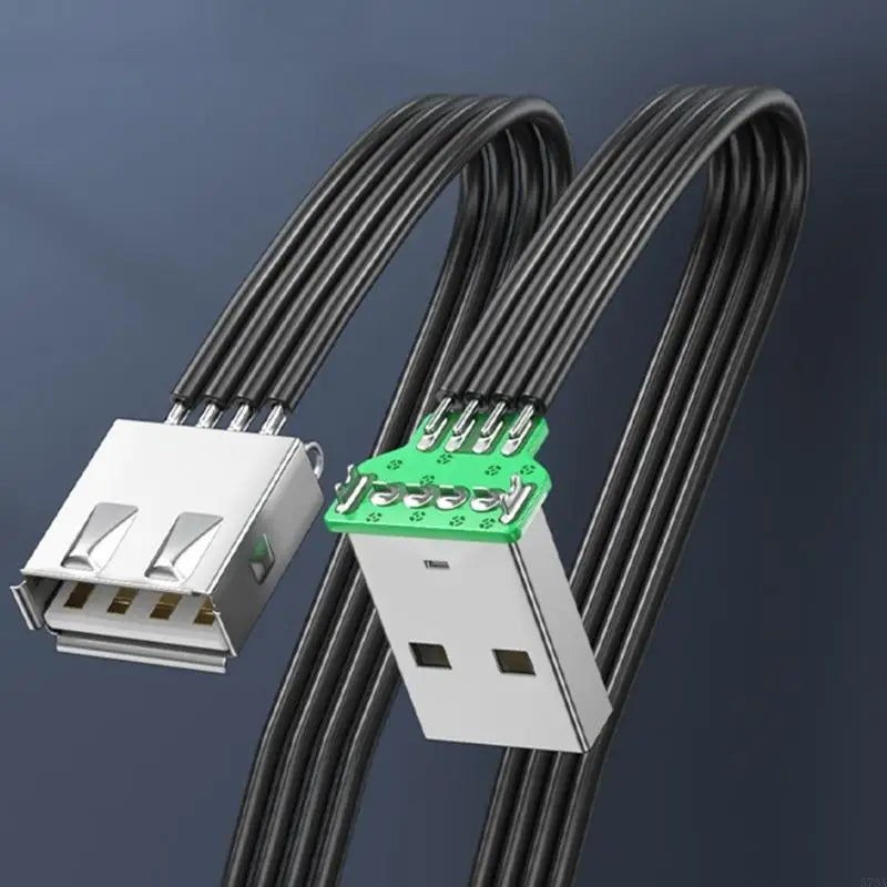 920L FPV Flat Thin Ribbon FPC Cable Standard USB A Male to Female Flexible Silicones Power Cord 480Mbps Transfer Speed
