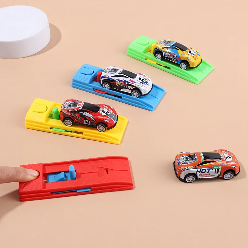 5-20Pcs Alloy Shooting Flying Racing Car Toys for Kids Boy Birthday Party Favors Goodie Pinata Fillers Baby Shower Guest Gifts
