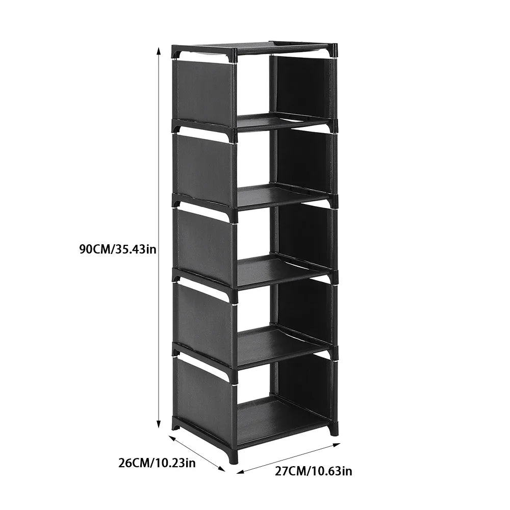 6/7/8-layer stackable shoe rack multi-layer freestanding DIY shoe rack space-saving adjustable assembly shoe rack