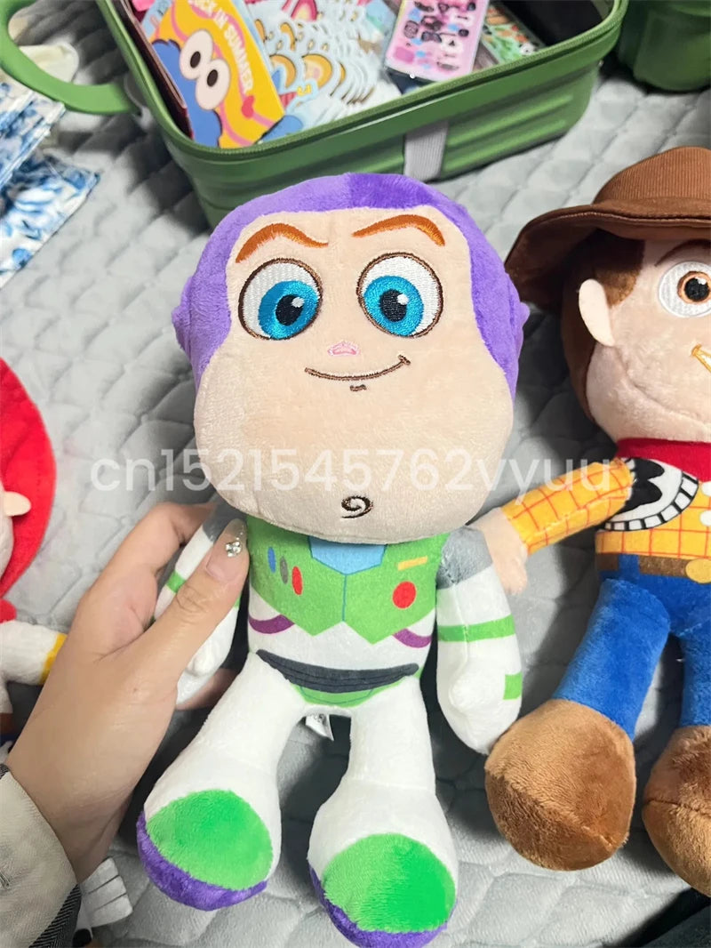 23cm Cute Woody Buzz Lightyear Plush Toy Lovely Stuffed Anime Jessie Plushies Pendant Cartoon Doll Home Decor Xmas Gifts