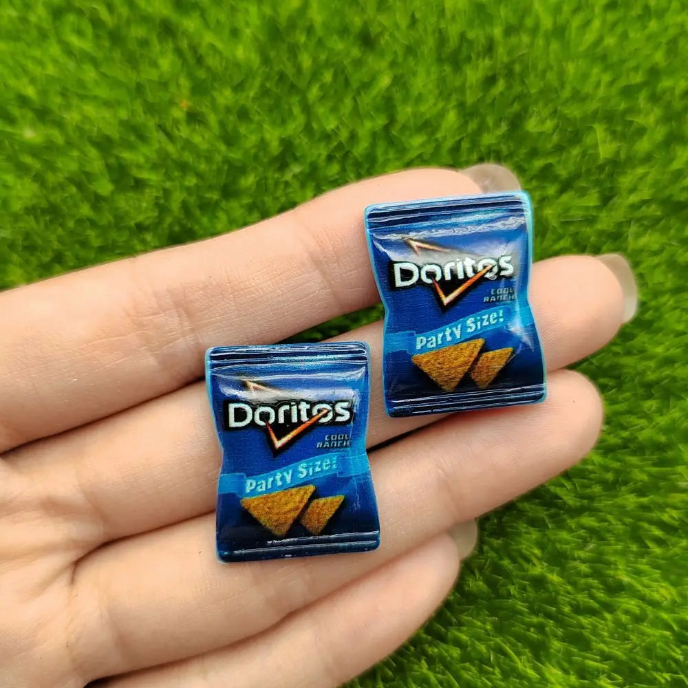 8pcs Assorted Resin Dollhouse Miniature Food Chips Snack Bag for Blyth ob11 Doll Accessories Toy