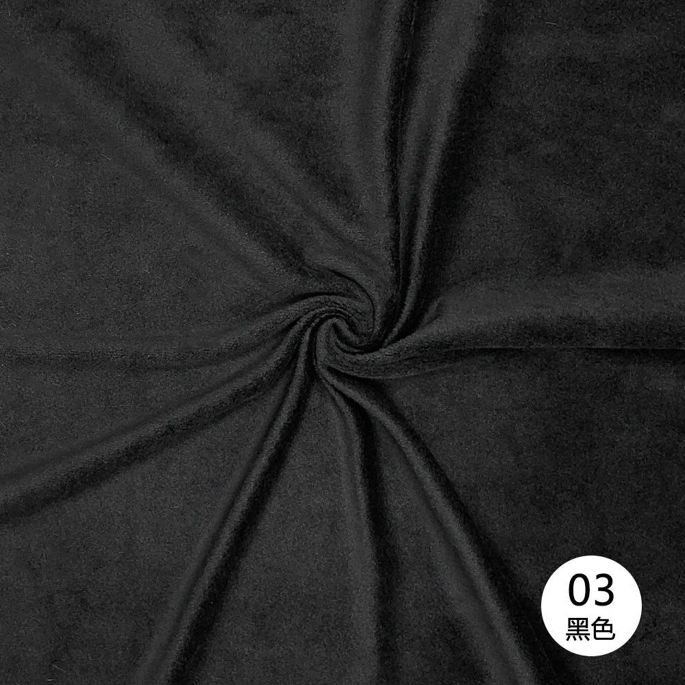 1.5mm Super Soft Short Plush Fabric Thick Crystal Super Soft Flannel Plush Toy Handmade Diy Fabric 45x50cm