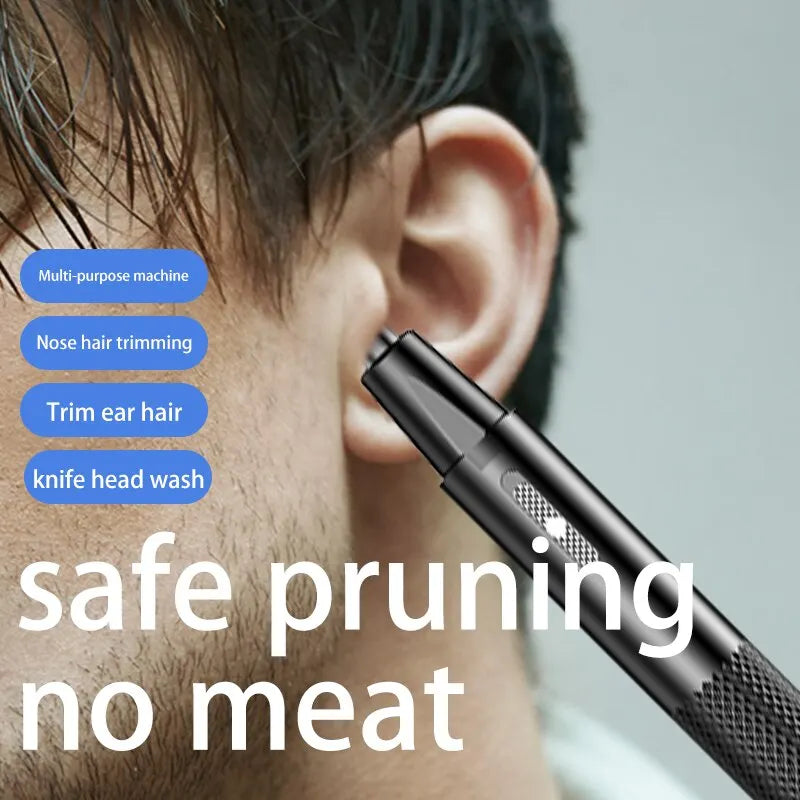 Electric Shaving Nose Ear Trimmer Safe Face Care Rechargeable Nose Hair Trimmer for Men Shaving Hair Removal Razor Beard
