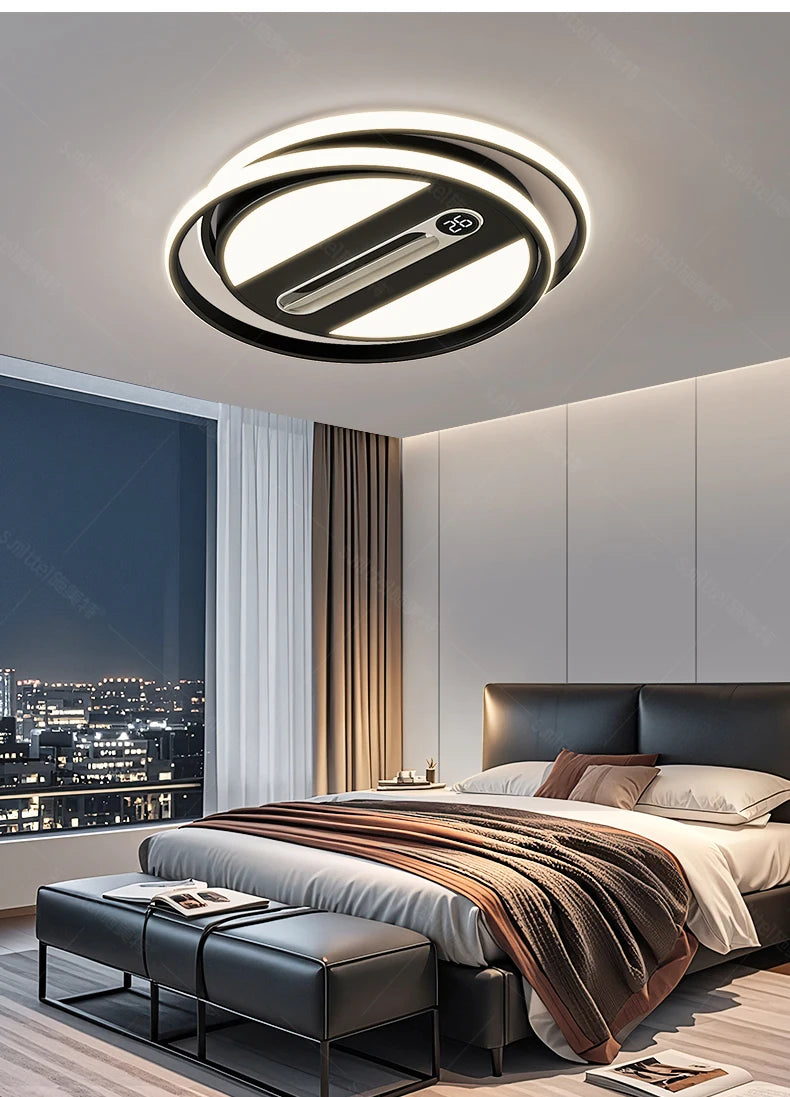 LED ultra-thin ceiling light, modern and simple living room lighting fixture, 2026 new atmospheric rectangular bedroom light
