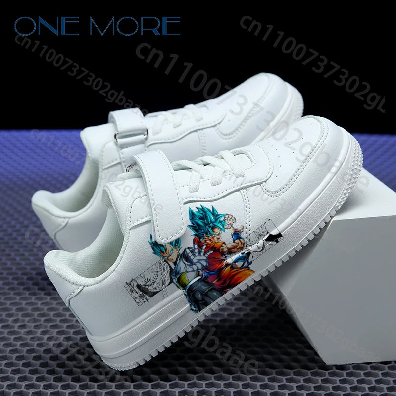 Dragon Ball Children's Print Shoes Hot Selling Goku Fashion Waterproof Breathable Wholesale Boys Girls Sneakers Size 28-40