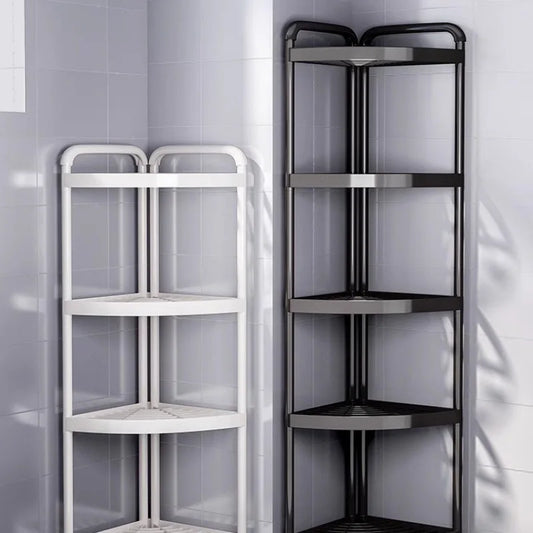 Bathroom storage rack, seam storage rack, household toilet corner storage rack, floor-standing bathroom triangular rack
