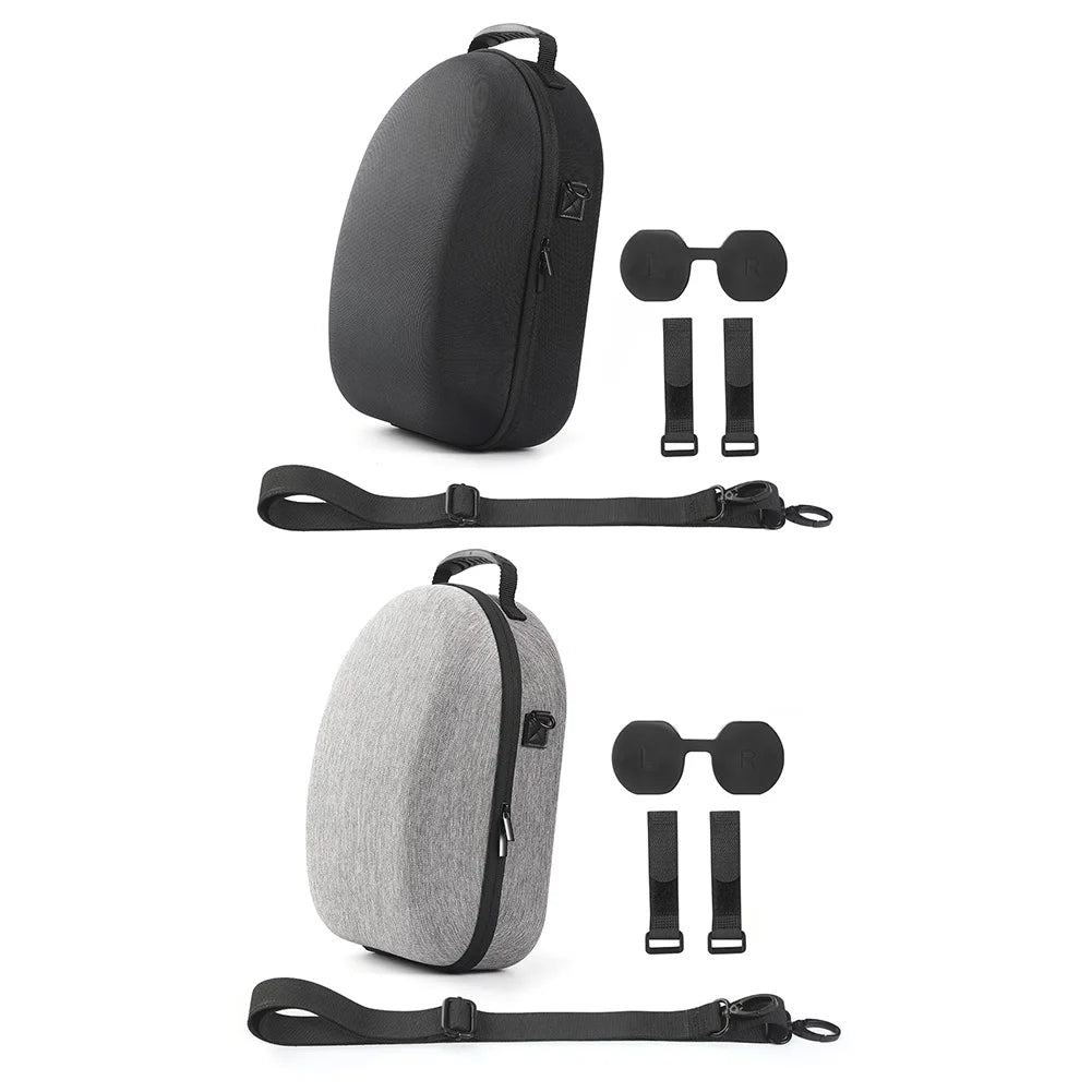 For Meta Quest 3 VR Glasses Storage Bag EVA Hard Shell Travel Carrying Case With Shoulder Strap for Meta Quest 3 VR Accessories