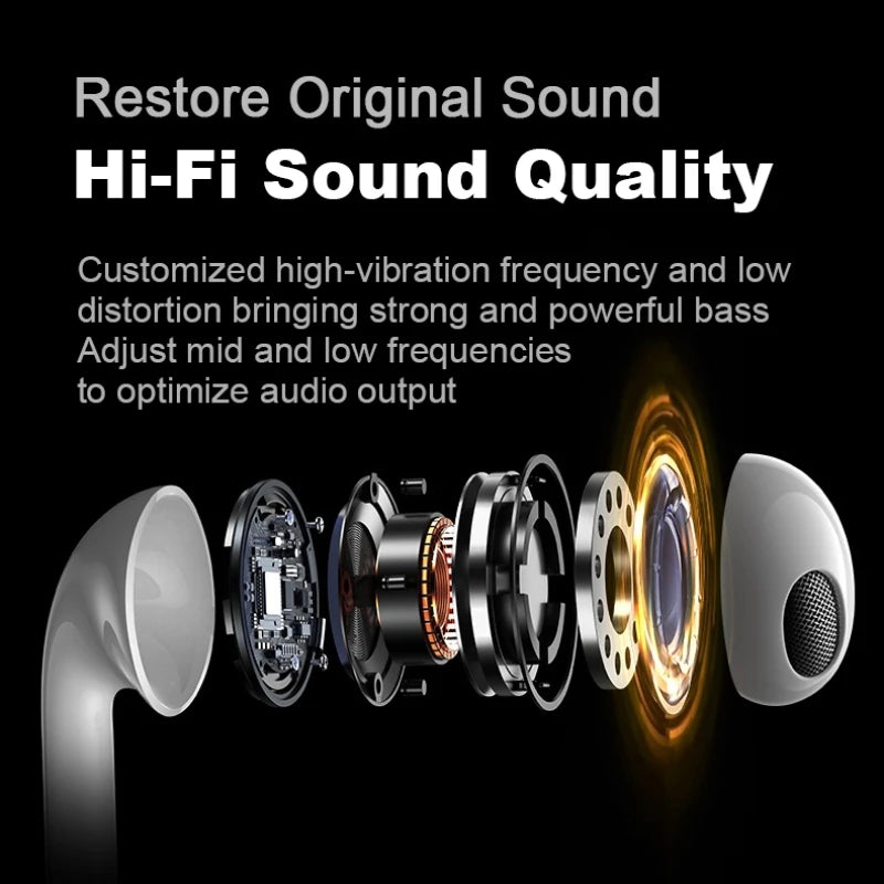 Type C 3.5mm Wired Earphones For in-ear Redmi Note Xiaomi 17 15 14 13 12 11 Pro Headphones Headset Samsung Huawei Phone Tablet
