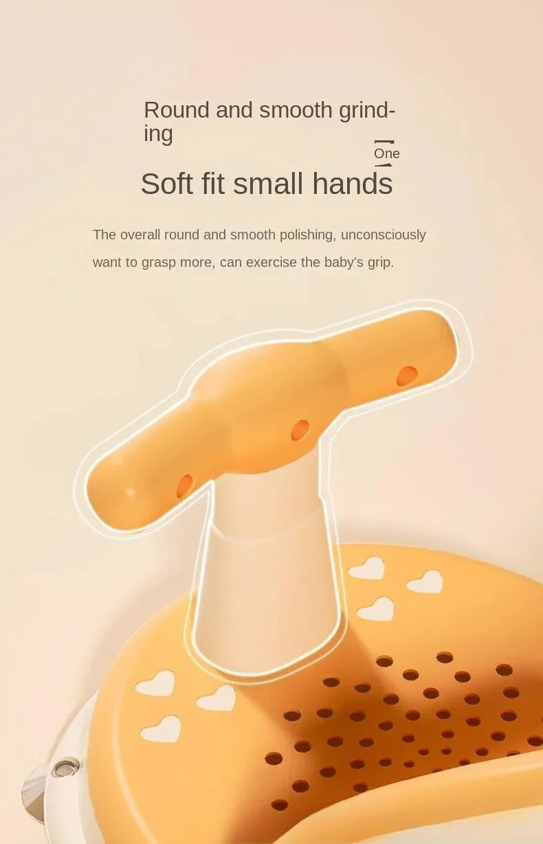HOMEFISH Children's Shower Seat Portable Shower Stand for Newborns and Young Children Children's Growth Accessories