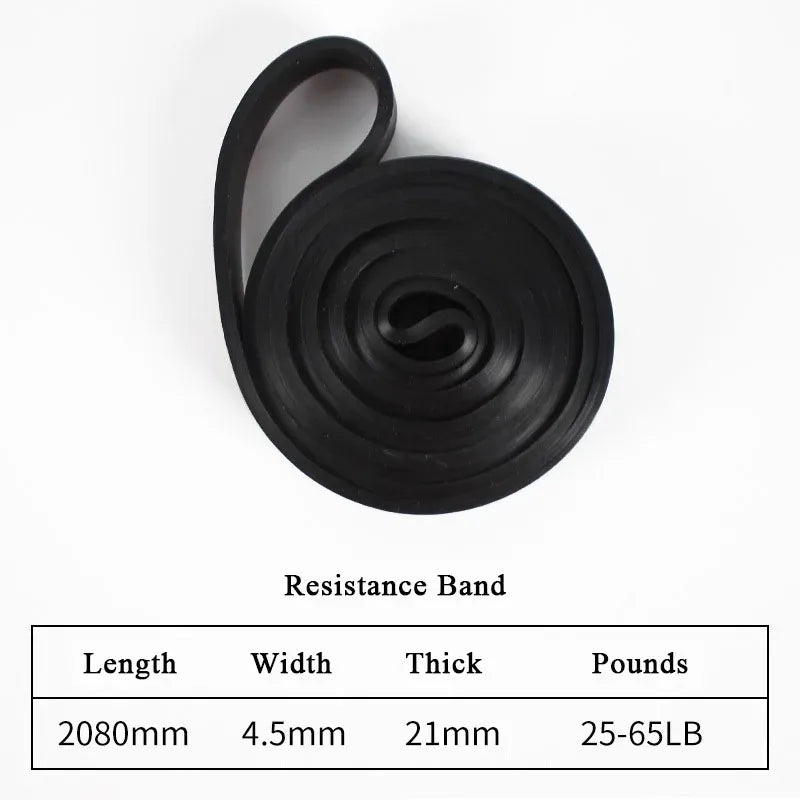 Heavy Duty Resistance Band Set Latex Elastic Bands for Pilates Workout Fitness Pull up Assist Training Body Shape Exercise