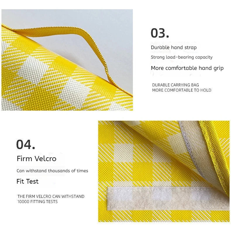 Thick Waterproof Picnic Mat Moisture Proof Ground Blanket for Outdoor Camping Hiking Beach Grass Activities