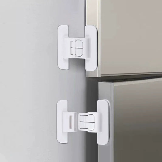 2/5Pcs Baby Safety Refrigerator Lock Cabinet Door Locker Buckle Home Kids Security Protection Anti-Open Water Dispenser Locks