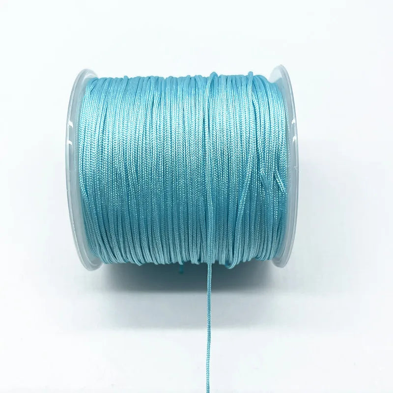 100M/Roll 0.8mm Nylon Cord Thread Chinese Knot Macrame Cord Bracelet Braided String DIY Tassels Beading Shamballa String Thread