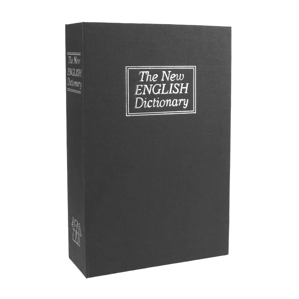 Dictionary Book Key Box Locker Money Hidden Key Safe Box with Combination Lock Cash Bill Money Coin Storage Jewellery Lock Box