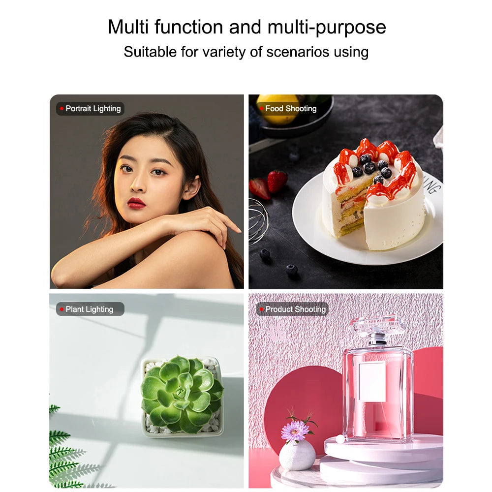 BAFANG Mini Fill Light Portable Pocket Selfie Light Handheld LED For DJI Sony Canon GoPro Camera Selfie Adjustable Photography