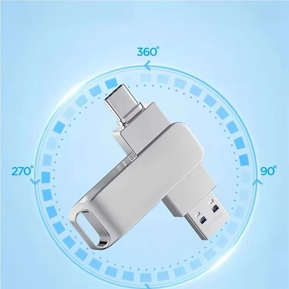Lenovo USB 3.2 Flash Drives High Speed Transfer 16TB Metal Pendrive Memory Card Pendrive Flash Disk Memoria Waterproof Stick